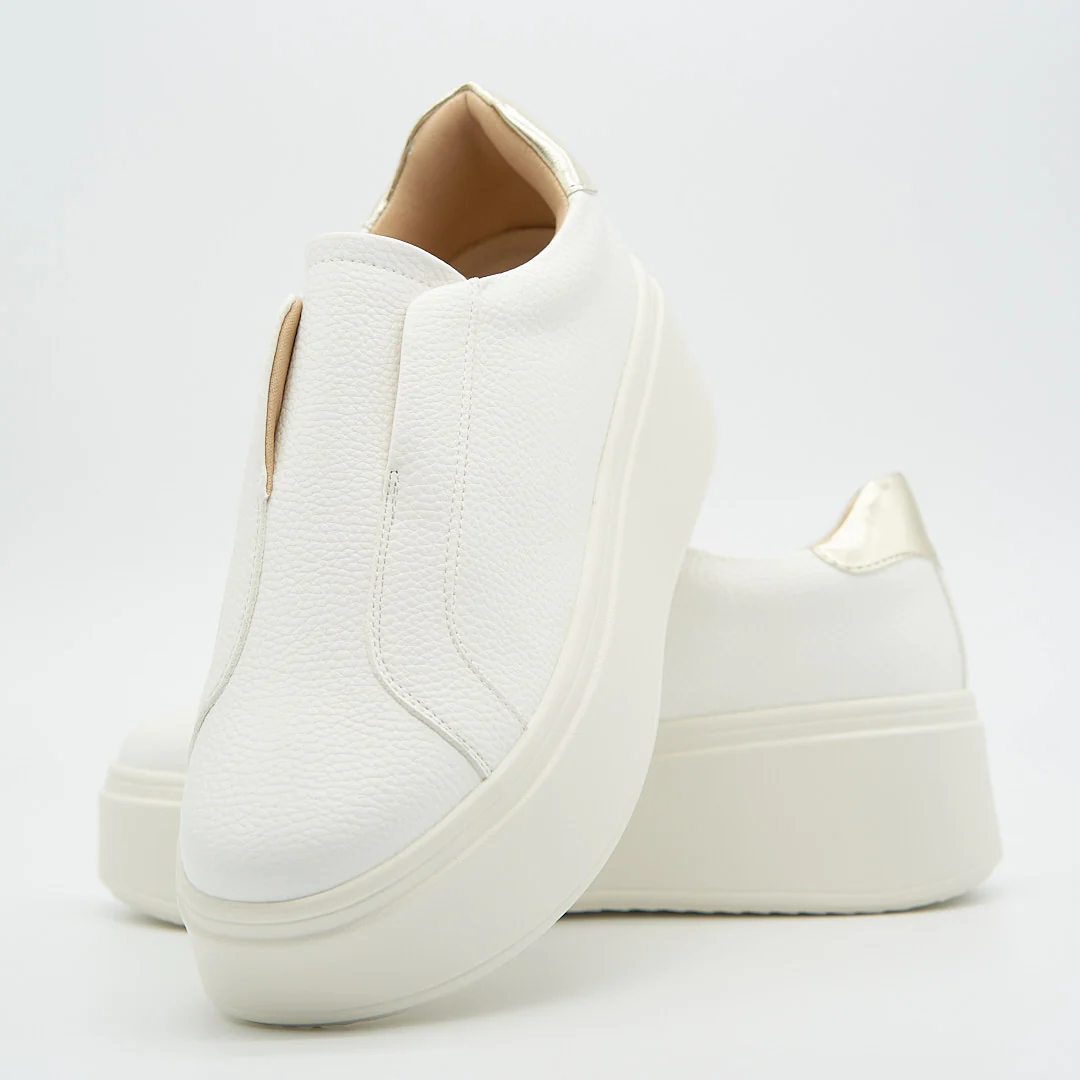 Platform Pumps White - Image 5