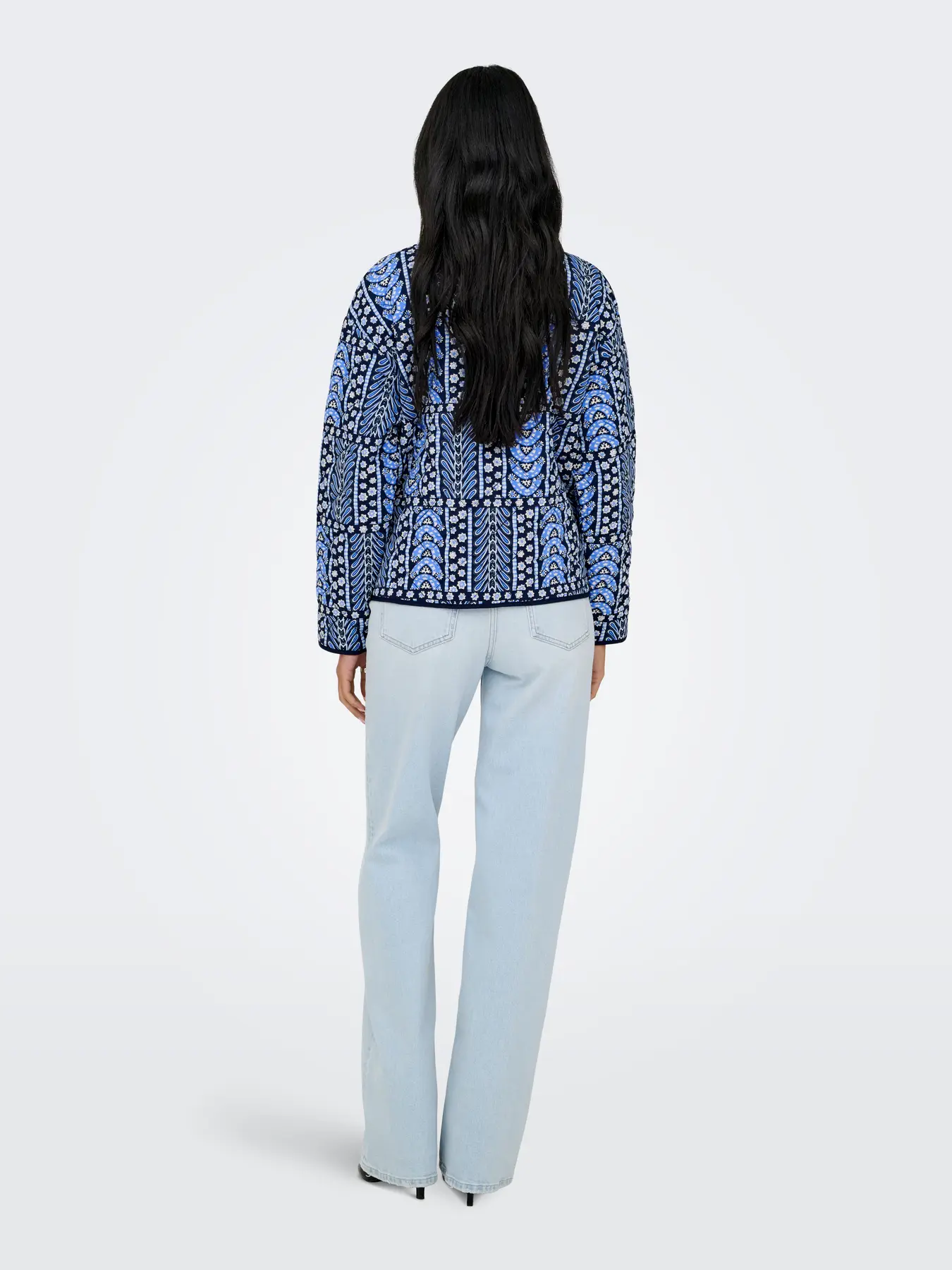 Mason Quilted Jacket Blue - Image 7