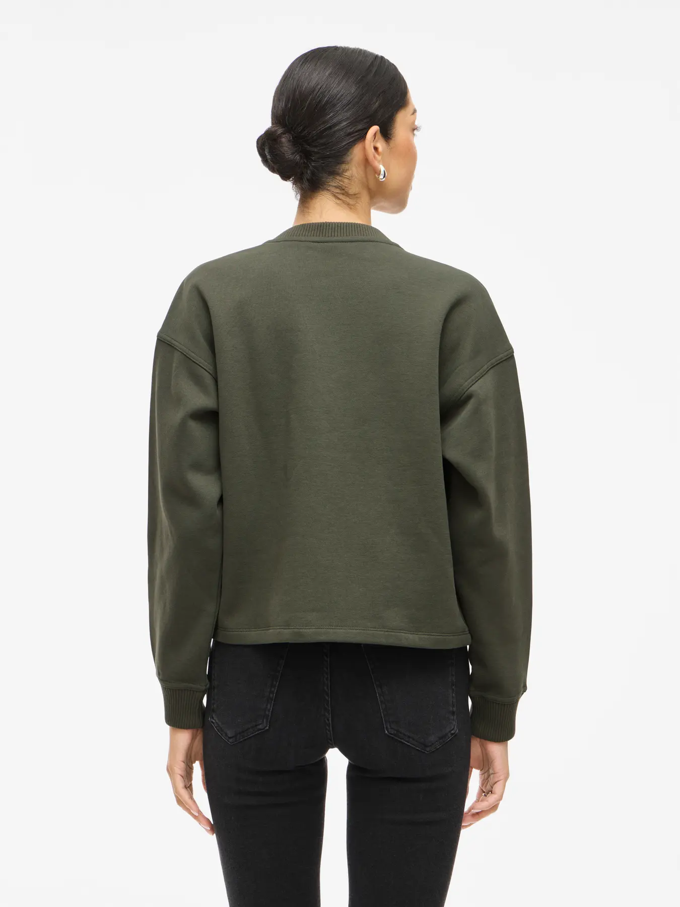 Odessia Jersey Jacket Khaki - Image 4