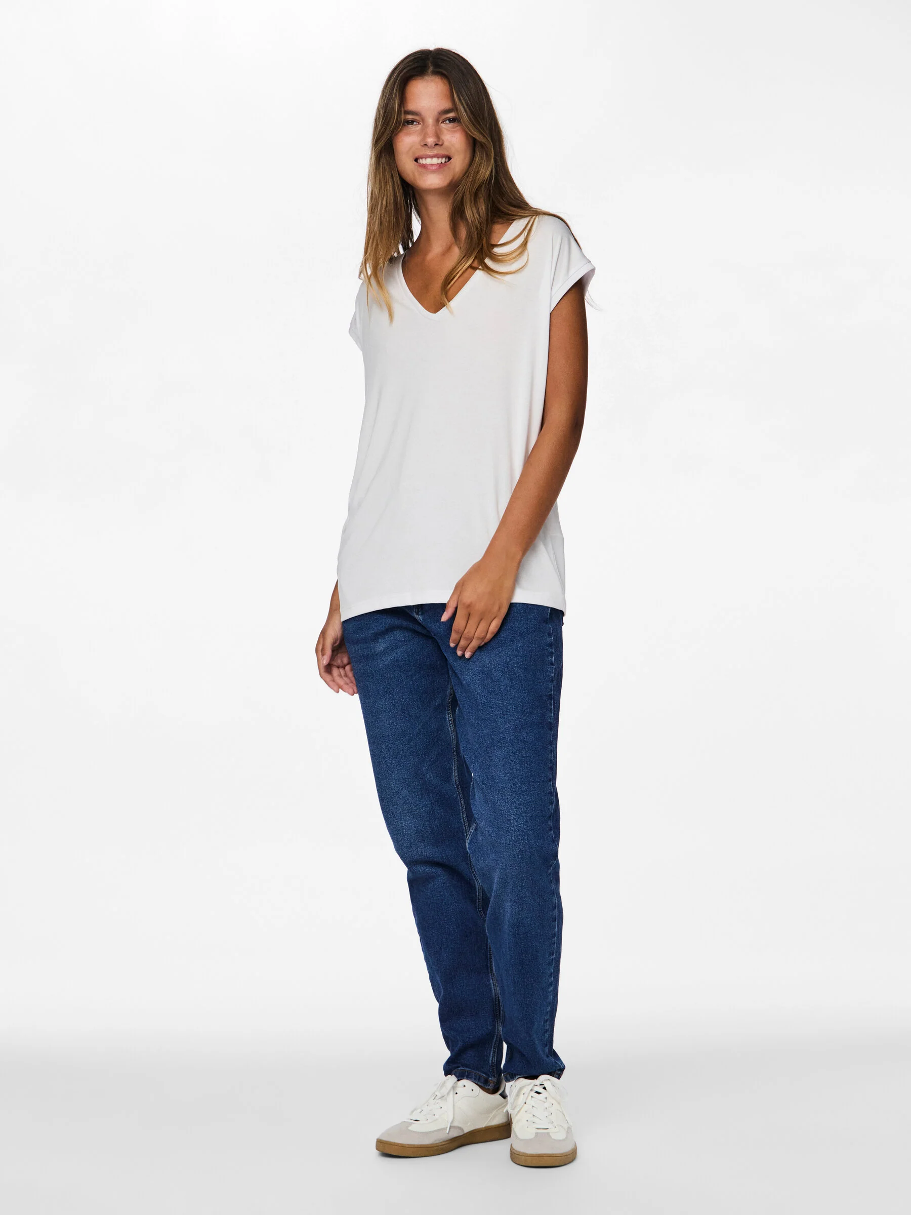 Pieces White Tee - Image 4