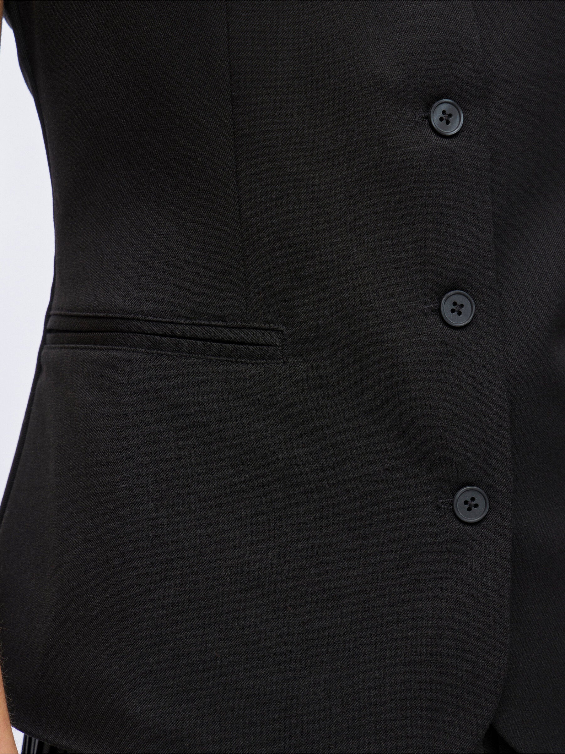 Varone Waistcoat Black - Image 5